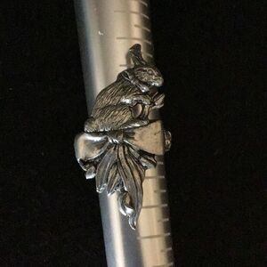 Bunny ring vintage 1990by Metzke Size 9